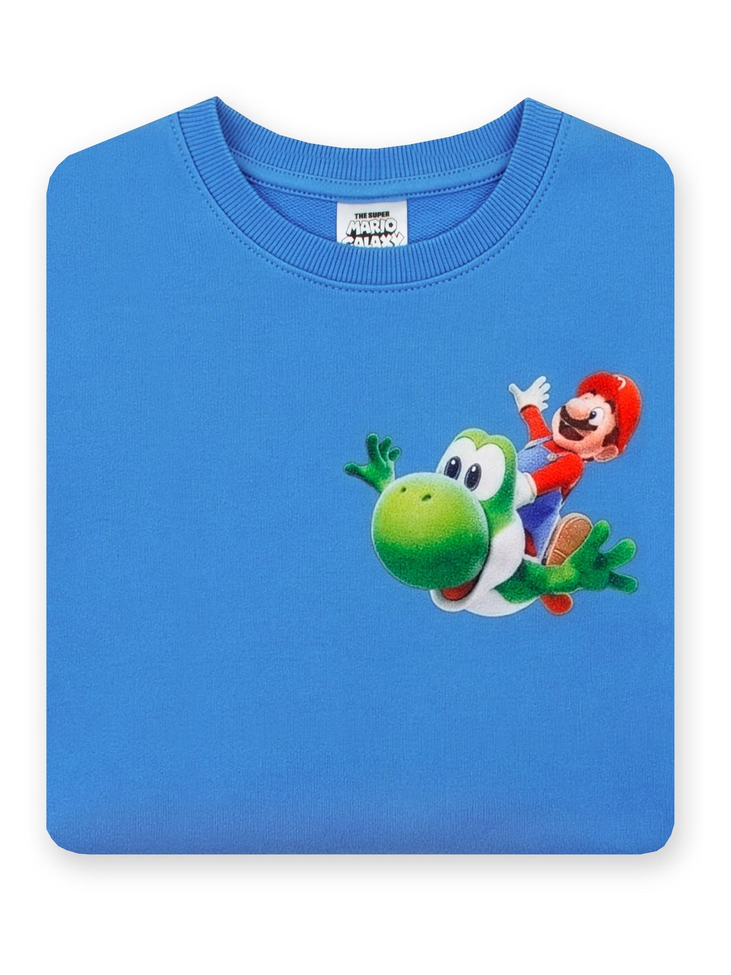 Dsiney Kidz - Character Blue Super Mario Galaxy Sweatshirt Mario And Yoshi image 6