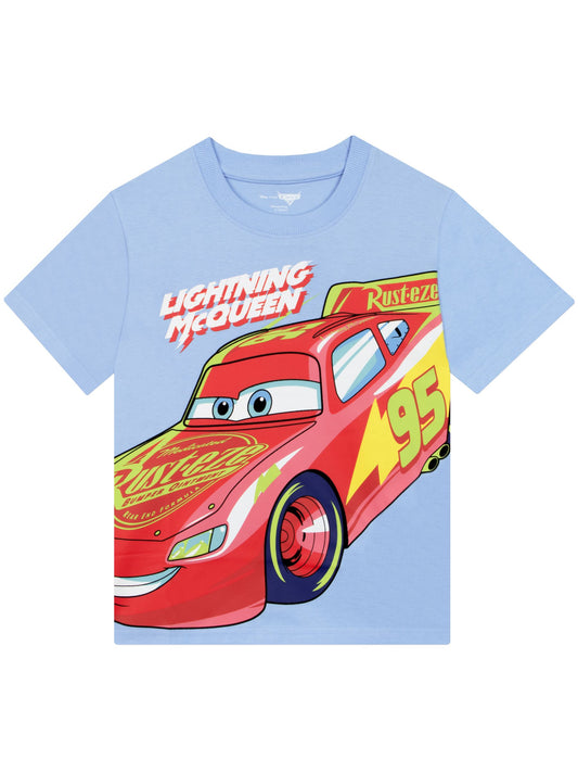 Character Red Disney Cars T-Shirts 3 Pack Lighning McQueen And Mater image 2