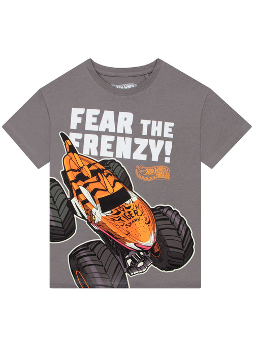 Character Grey Hot Wheels Fear The Frenzy T-Shirt image 1