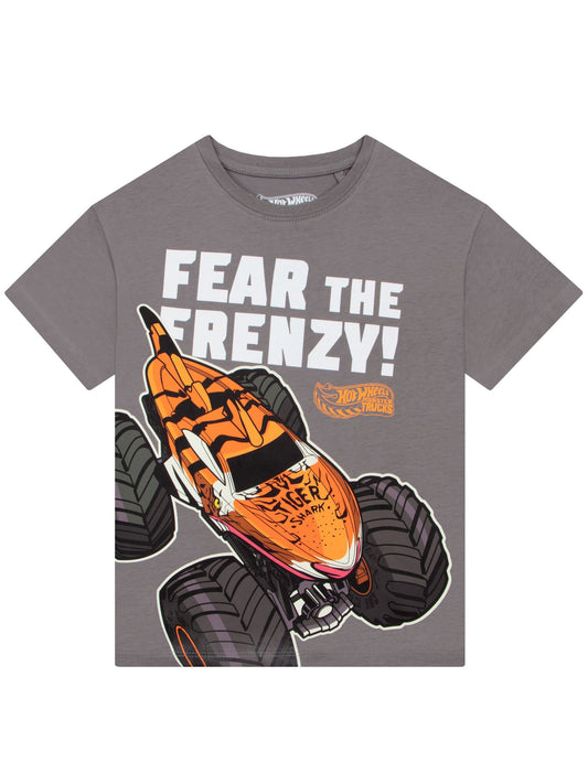 Character Grey Hot Wheels Fear The Frenzy T-Shirt image 1