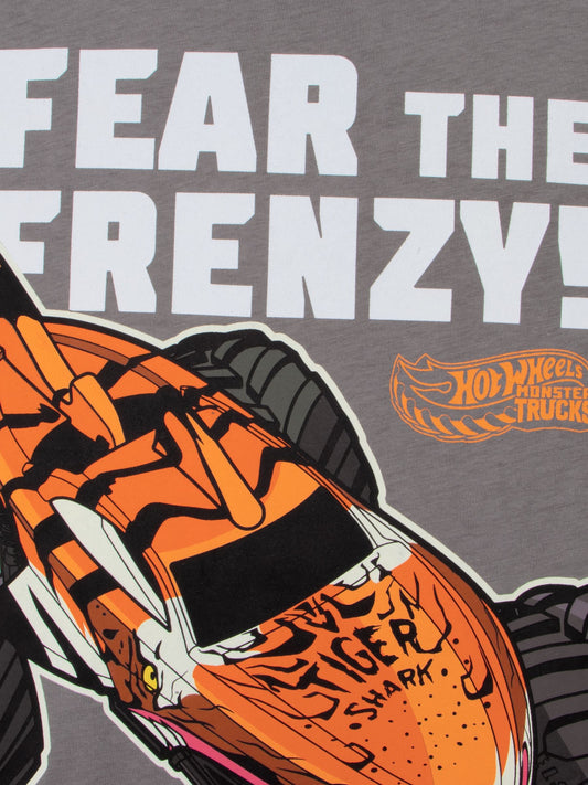 Character Grey Hot Wheels Fear The Frenzy T-Shirt image 2