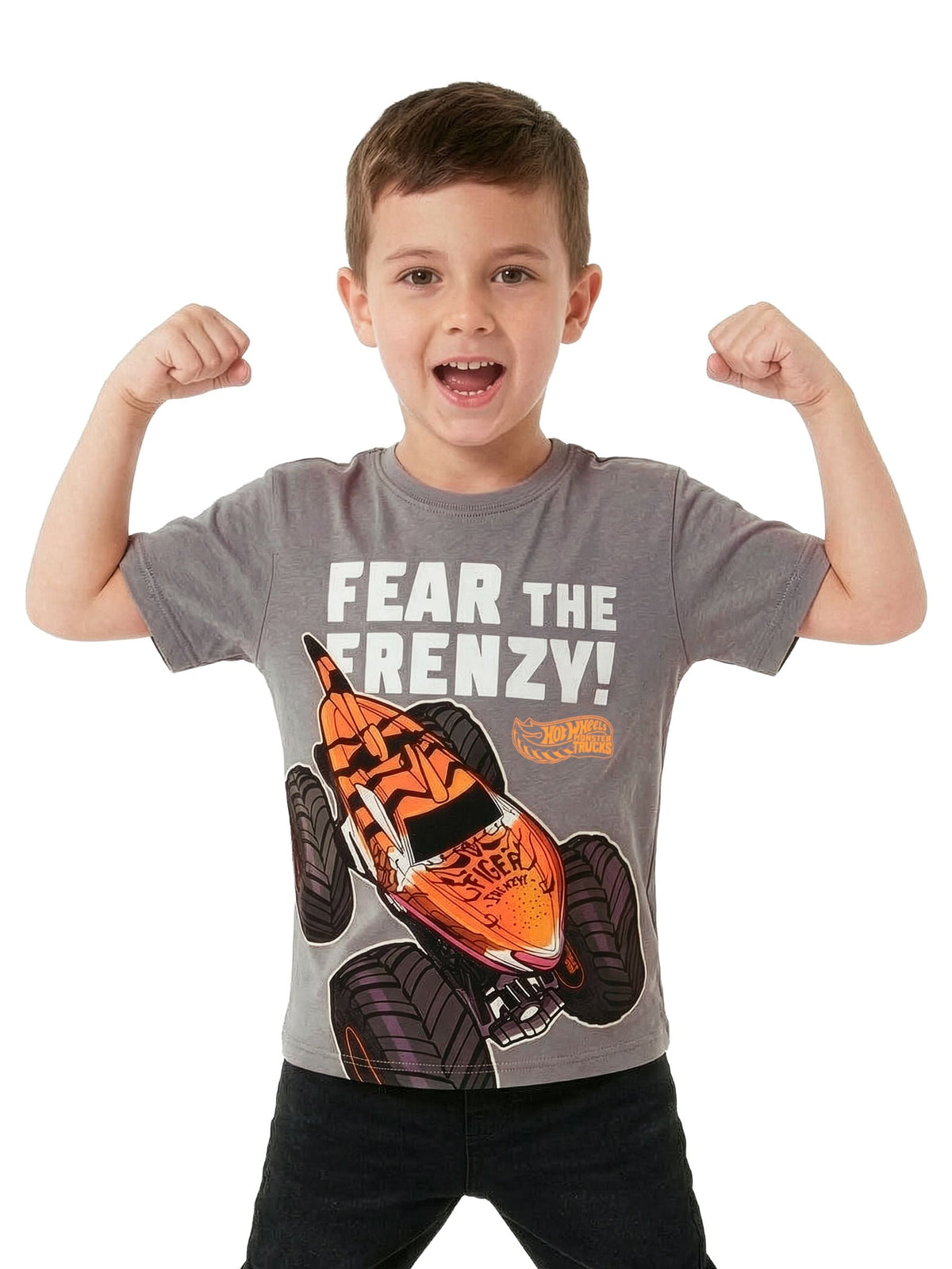 Dsiney Kidz - Character Grey Hot Wheels Fear The Frenzy T-Shirt image 6