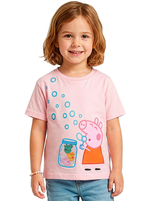 Character Pink Peppa Pig T-Shirt Share A Smile image 1