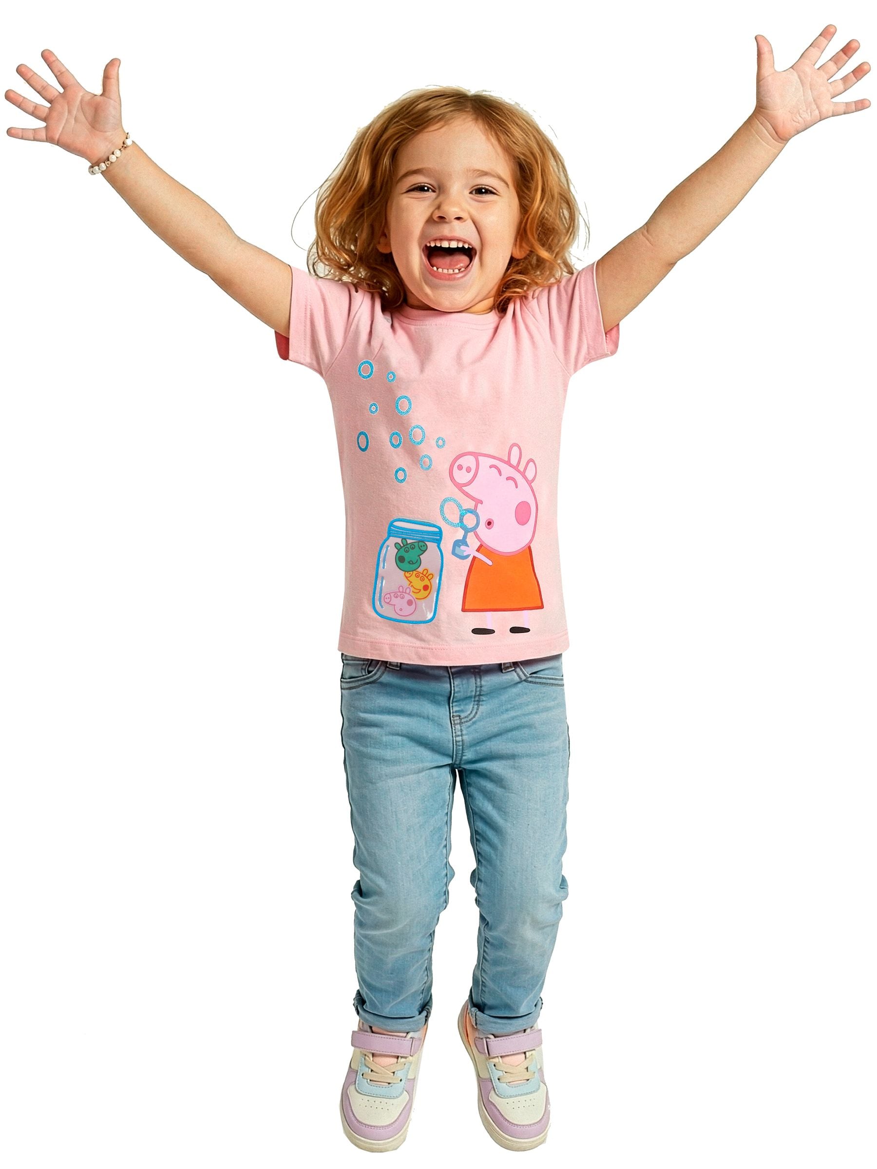 Character Pink Peppa Pig T-Shirt Share A Smile image 4