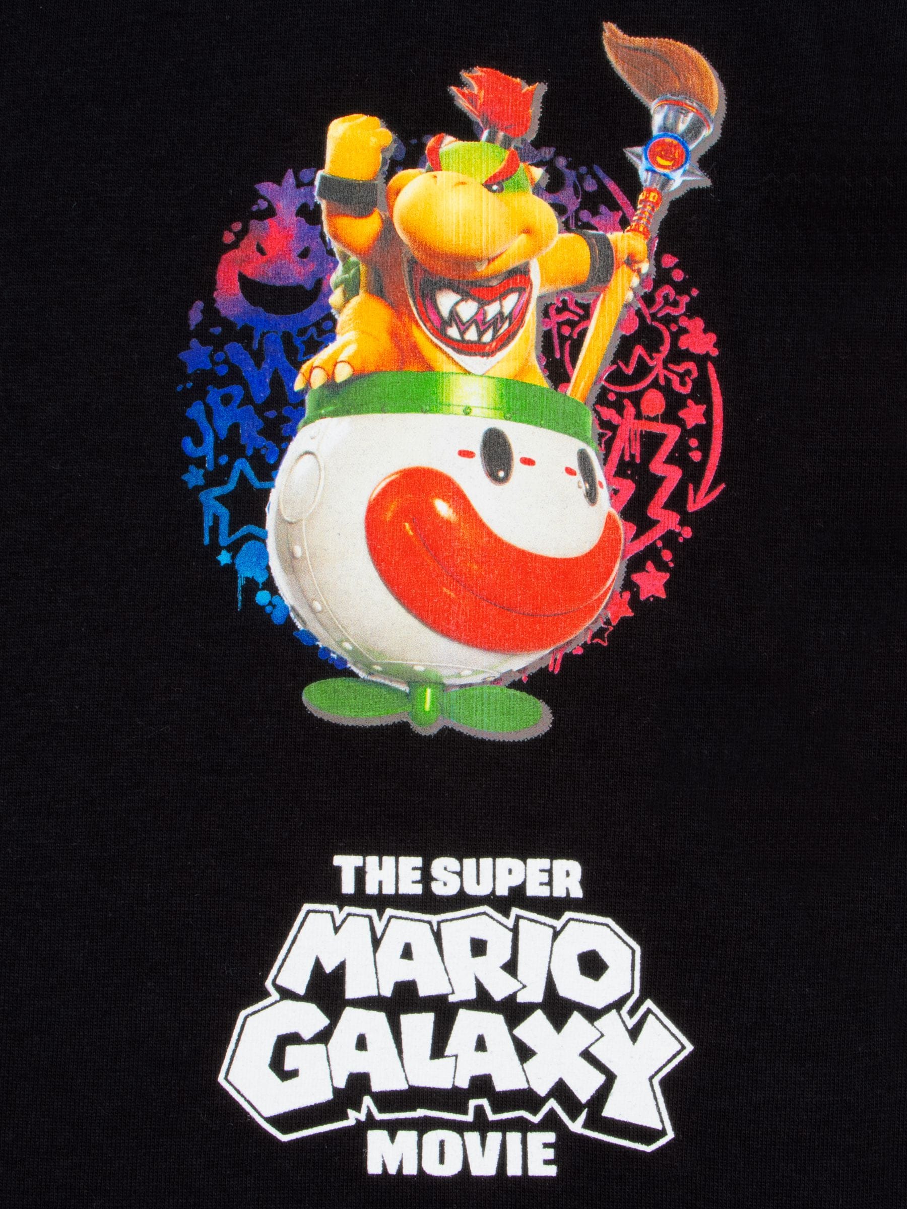 Dsiney Kidz - Character Black Super Mario Galaxy T-Shirt Bowser Jr image 3