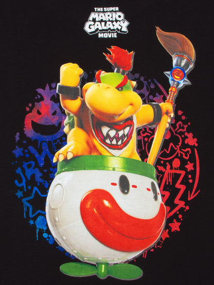 Dsiney Kidz - Character Black Super Mario Galaxy T-Shirt Bowser Jr image 5
