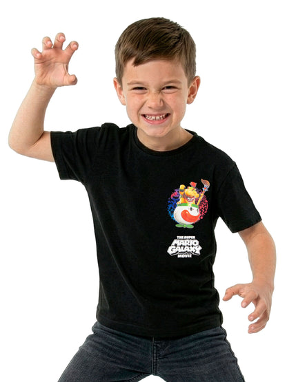 Dsiney Kidz - Character Black Super Mario Galaxy T-Shirt Bowser Jr image 7
