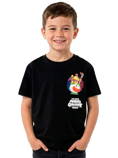 Dsiney Kidz - Character Black Super Mario Galaxy T-Shirt Bowser Jr image 8