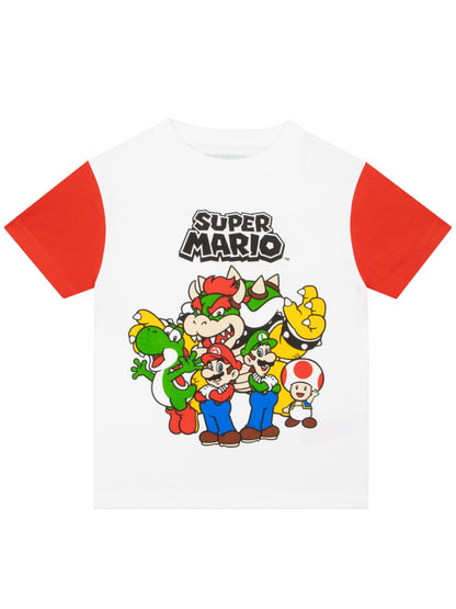 Dsiney Kidz - Character Red Super Mario Short Pyjamas Mario, Luigi And Bowser image 6