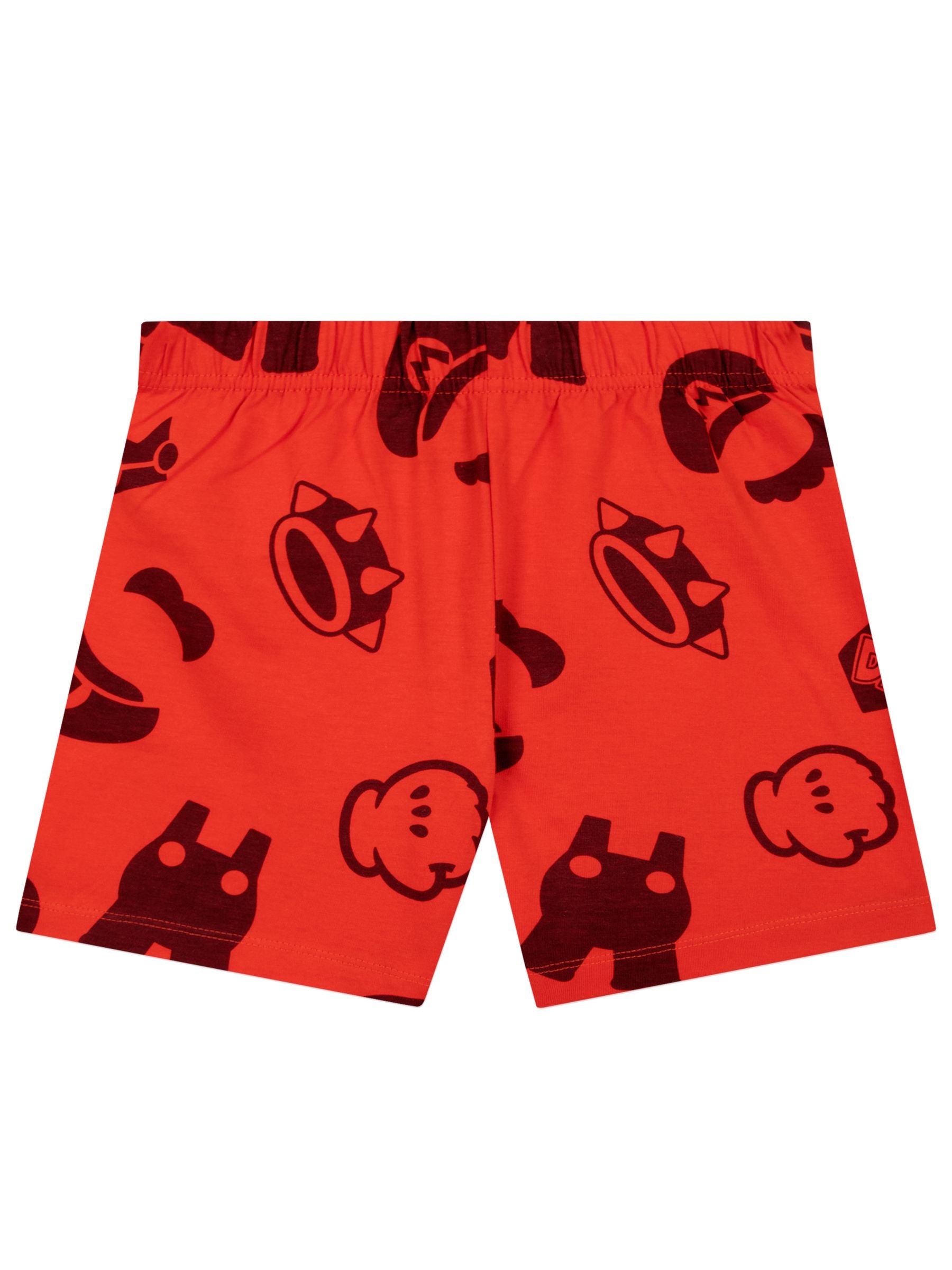 Dsiney Kidz - Character Red Super Mario Short Pyjamas Mario, Luigi And Bowser image 7