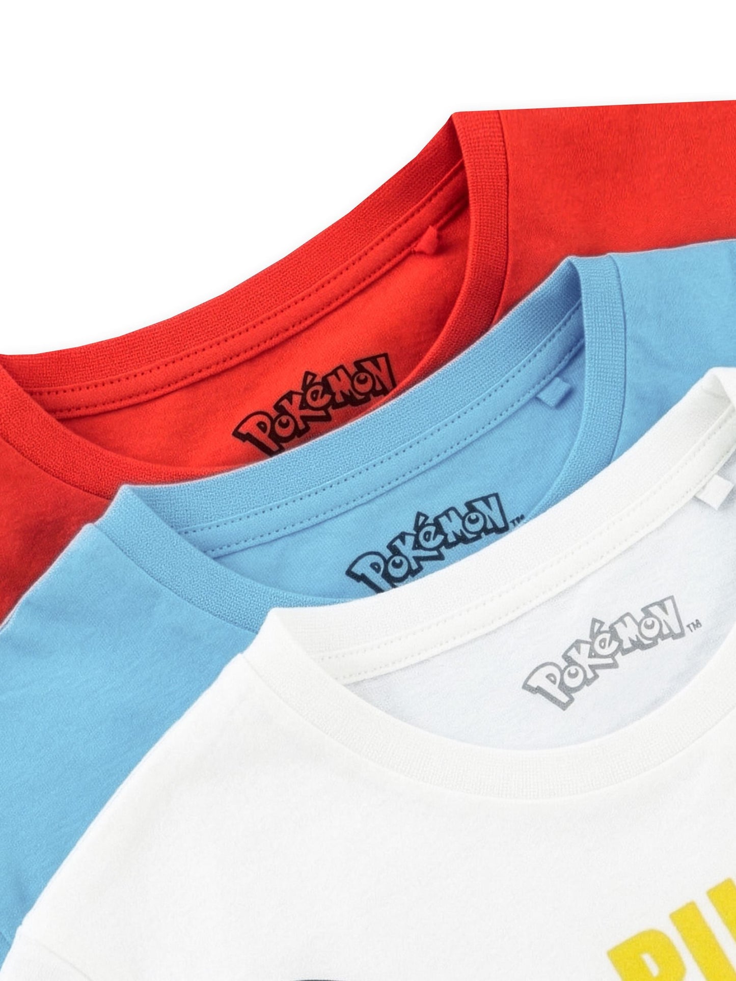 Dsiney Kidz - Character Blue Pokemon T-Shirts 3 Pack Pikachu, Raichu And Mewtwo image 5