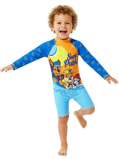 Character Blue PAW Patrol Surfsuit Chase, Rubble And Marshall Swimsuit image 7