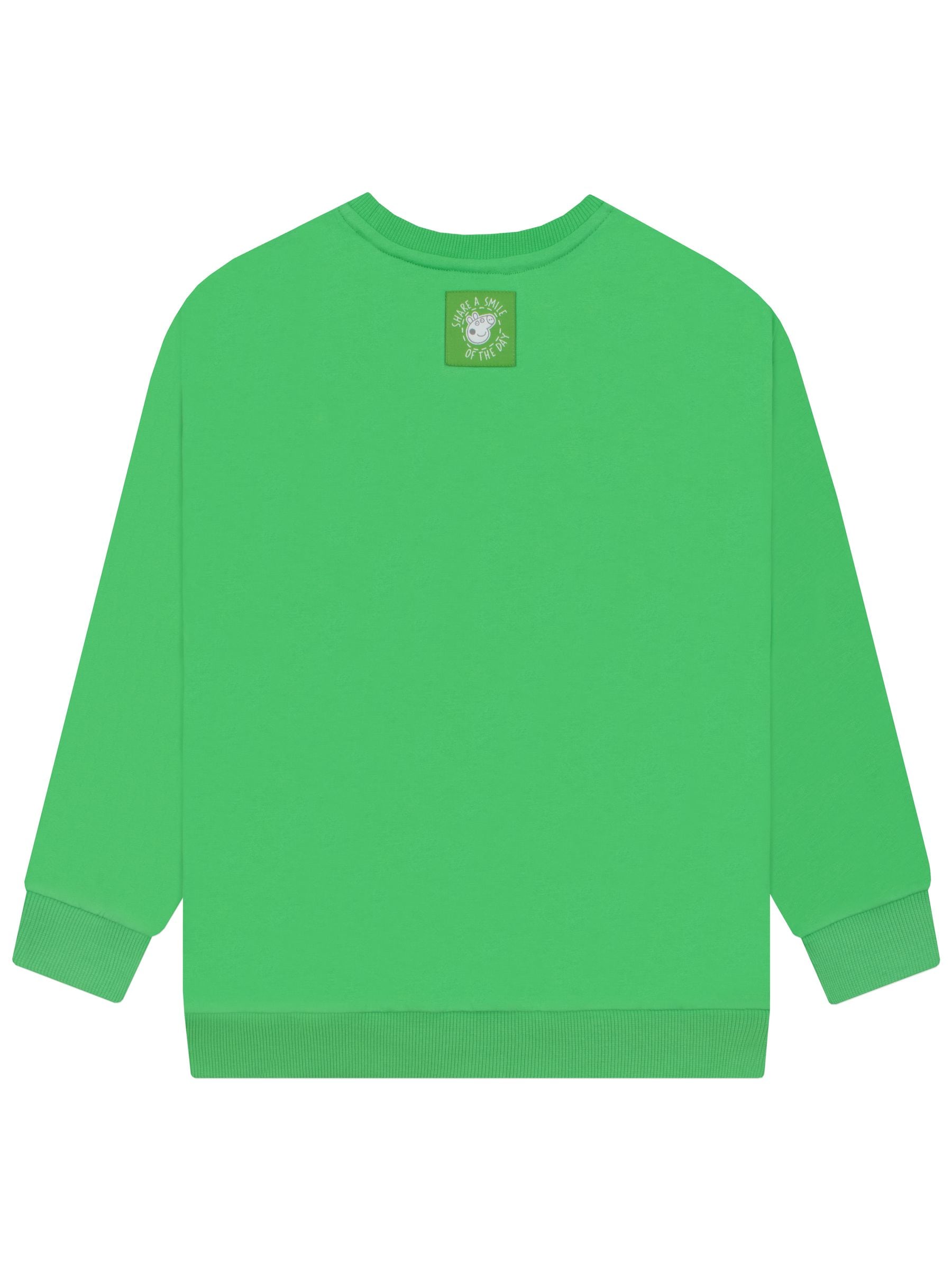 Dsiney Kidz - Character Green Peppa Pig Sweatshirt George, Peppa And Evie image 2