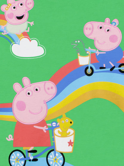 Dsiney Kidz - Character Green Peppa Pig Sweatshirt George, Peppa And Evie image 3