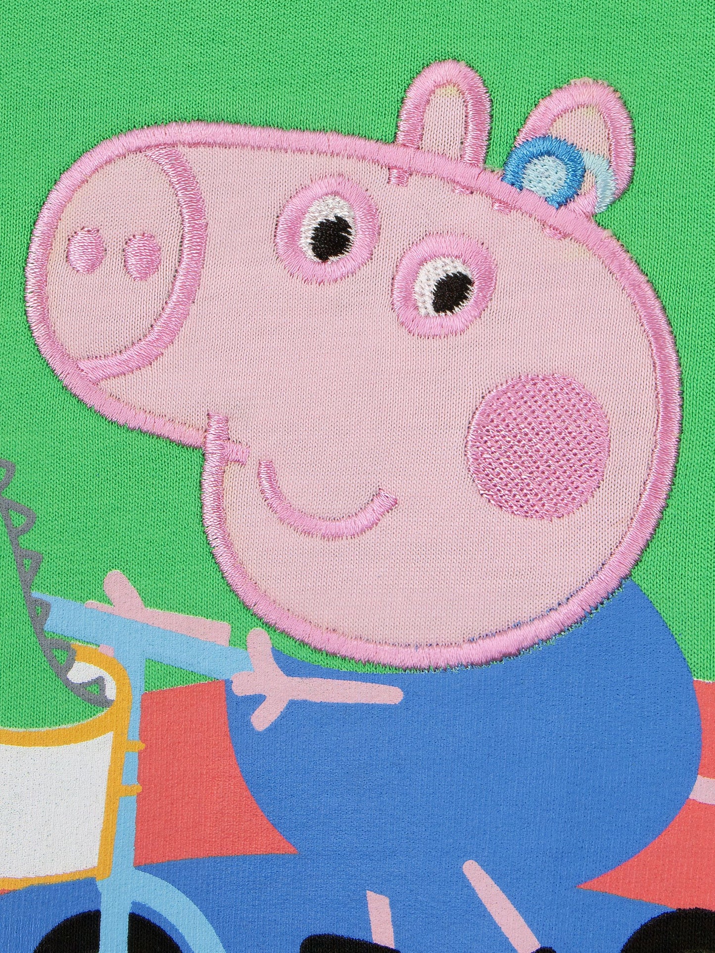 Dsiney Kidz - Character Green Peppa Pig Sweatshirt George, Peppa And Evie image 4