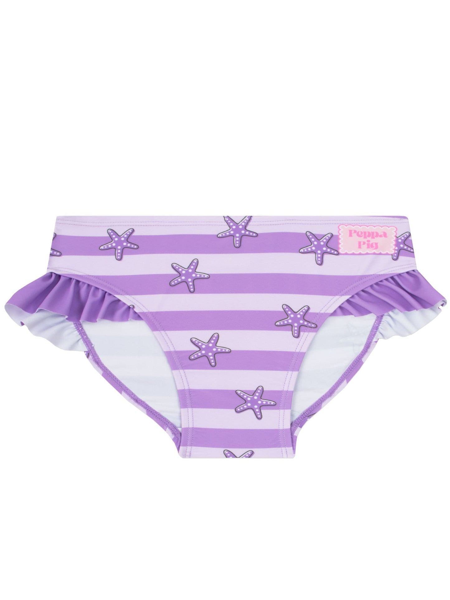 Character Purple Peppa Pig Two Piece Swimsuit Rash Vest image 4