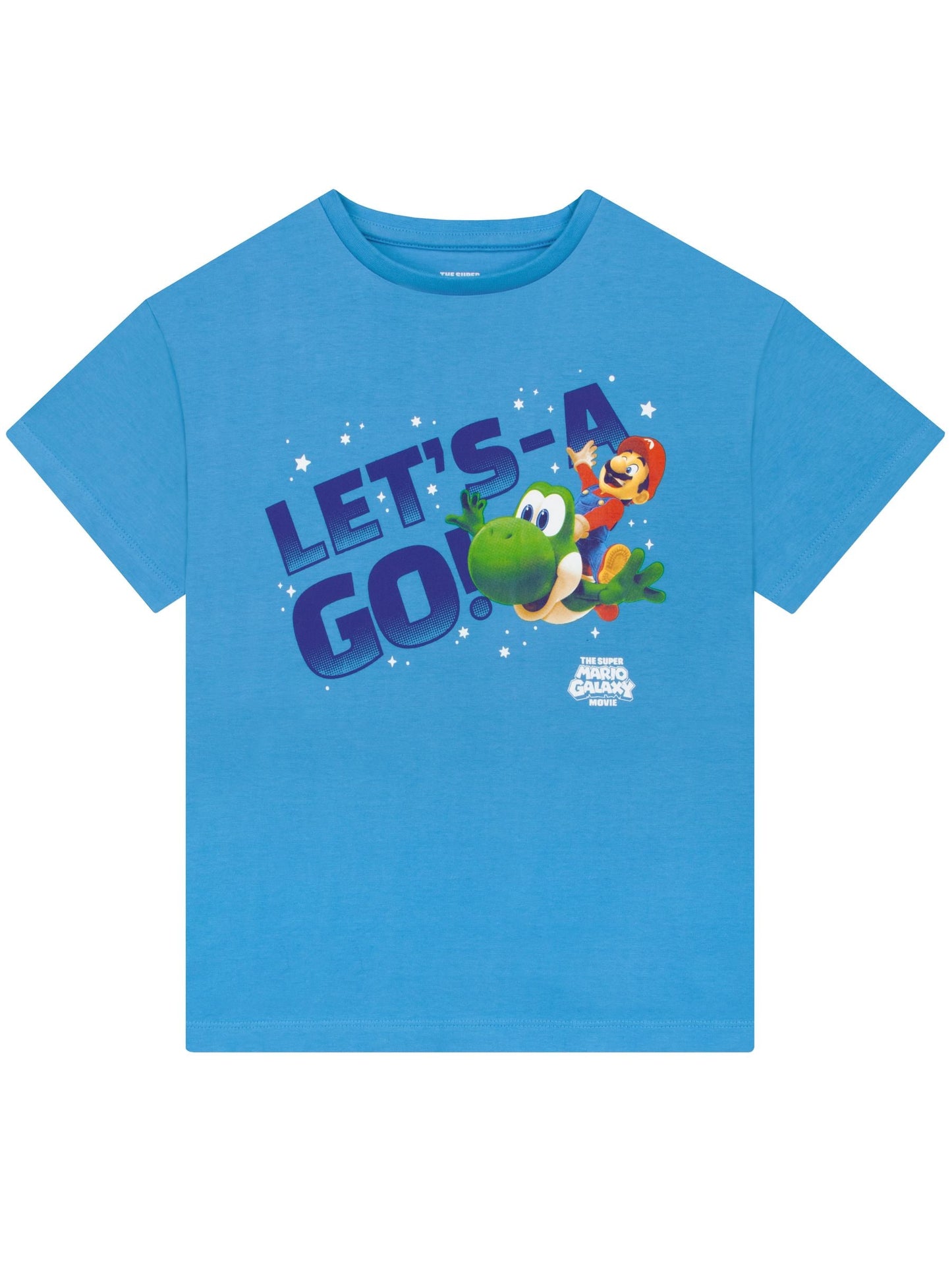 Dsiney Kidz - Character Blue Super Mario Galaxy T-Shirt Mario And Yoshi image 1