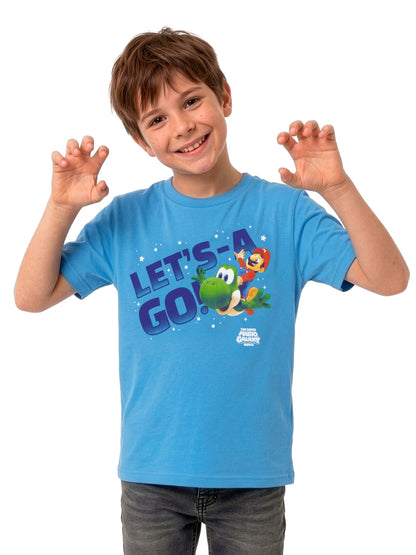 Dsiney Kidz - Character Blue Super Mario Galaxy T-Shirt Mario And Yoshi image 6