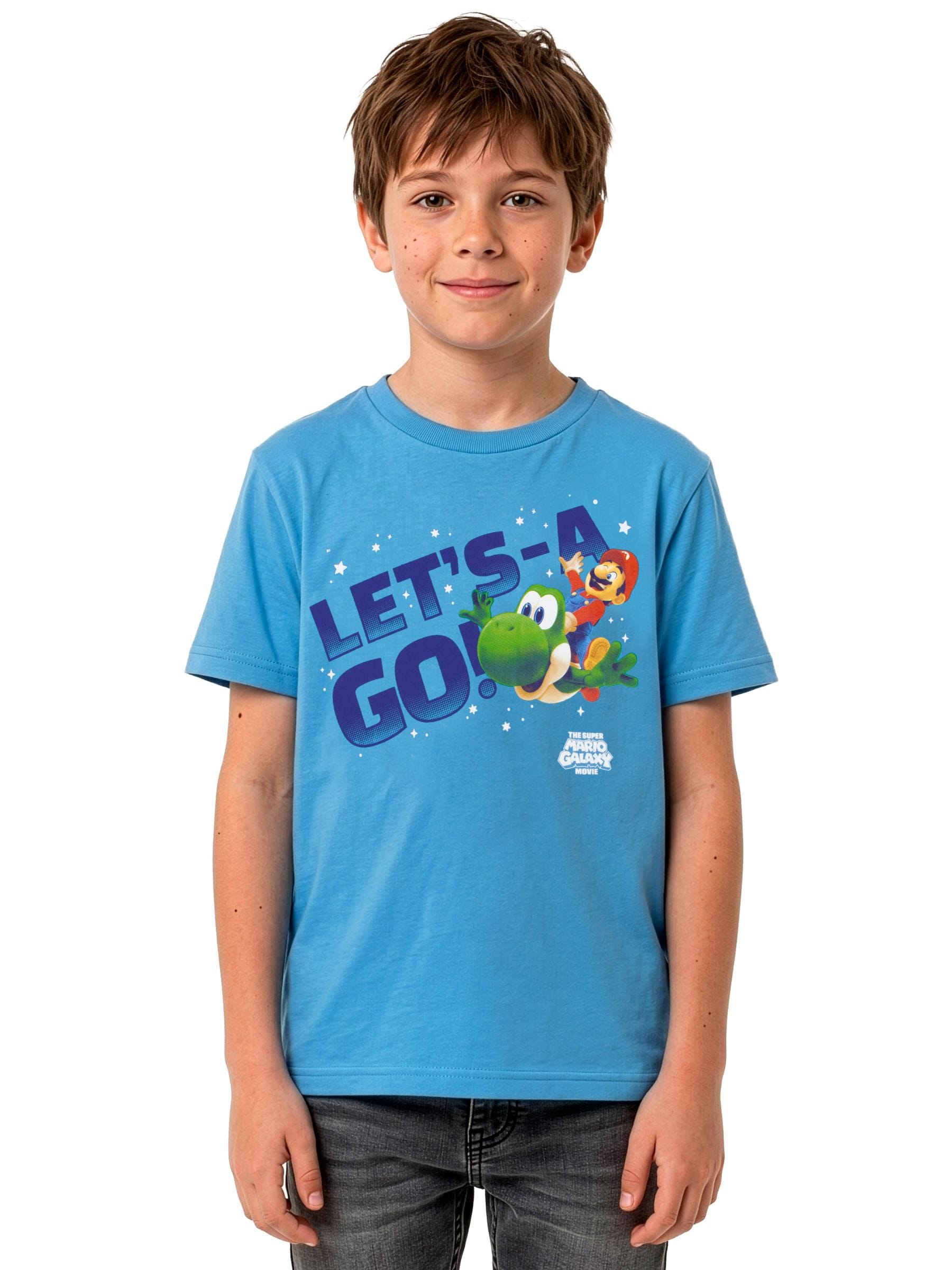 Dsiney Kidz - Character Blue Super Mario Galaxy T-Shirt Mario And Yoshi image 7