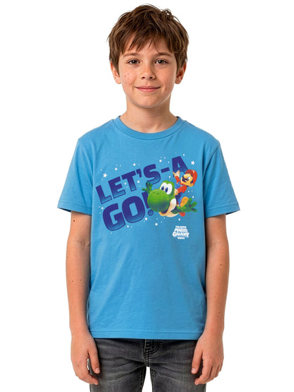 Dsiney Kidz - Character Blue Super Mario Galaxy T-Shirt Mario And Yoshi image 7