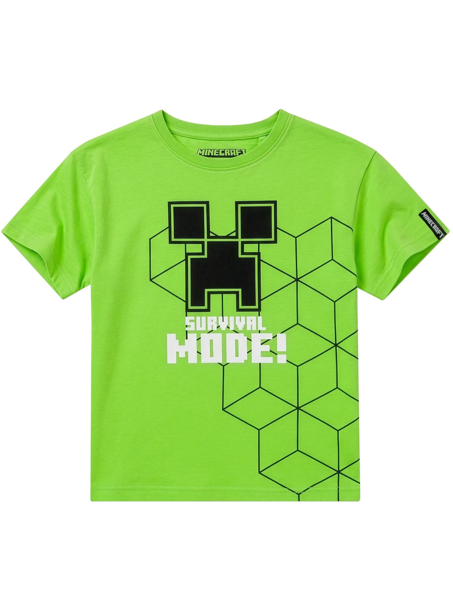 Dsiney Kidz - Character Green Minecraft Creeper T-Shirt Survival Mode image 1