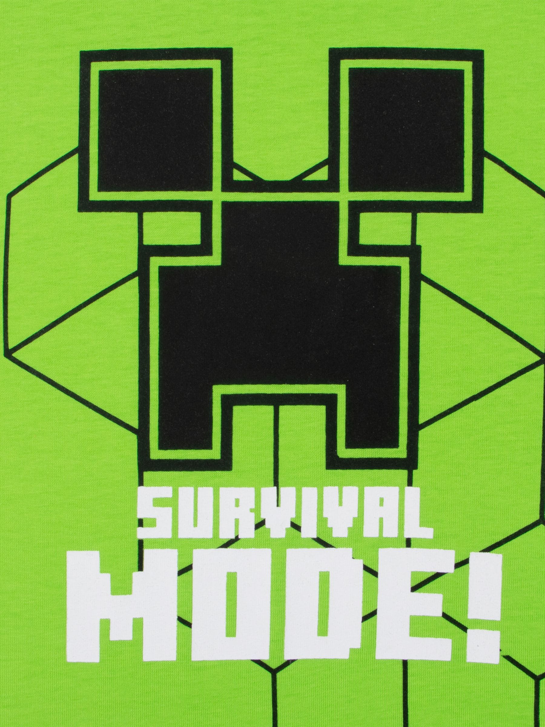 Dsiney Kidz - Character Green Minecraft Creeper T-Shirt Survival Mode image 3