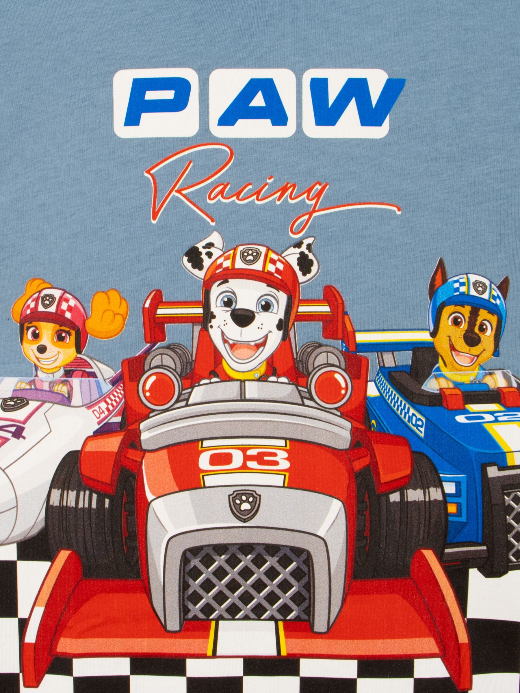 Character Blue PAW Patrol Racing T-Shirt image 4