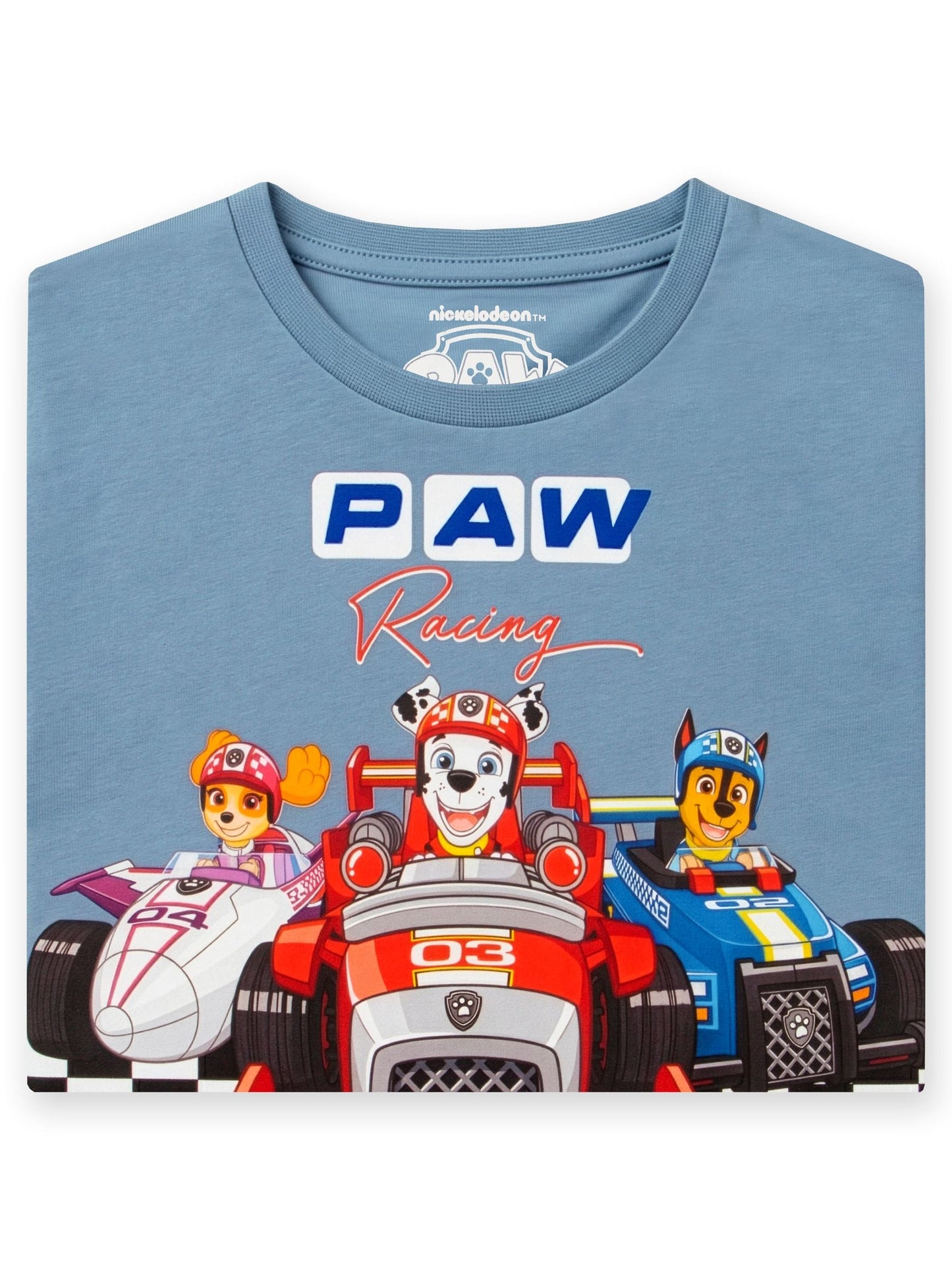 Character Blue PAW Patrol Racing T-Shirt image 6