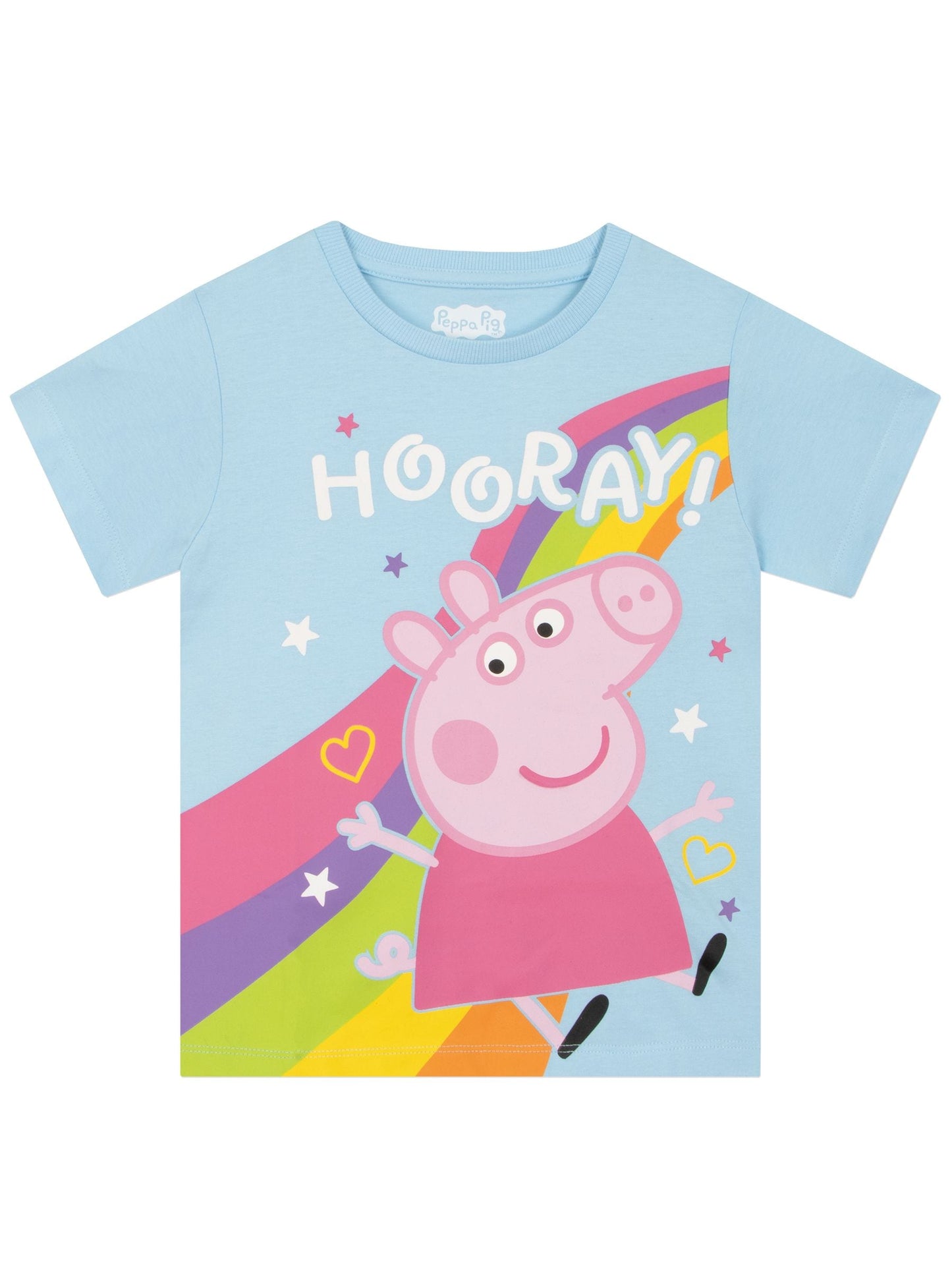 Character Pink Peppa Pig T-Shirts 3 Pack Peppa, George And Evie image 4