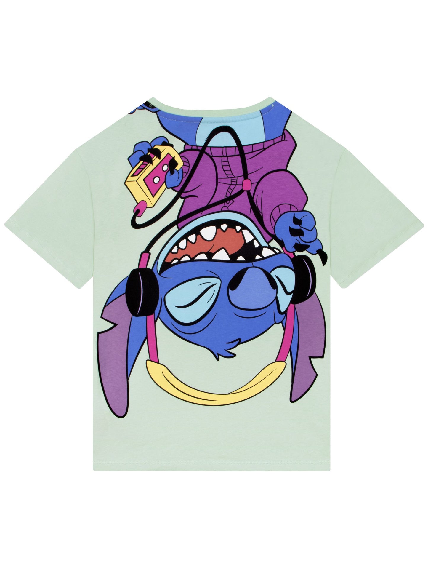 Dsiney Kidz - Character Green Disney Lilo And Stitch T-Shirt Space Rocks image 4
