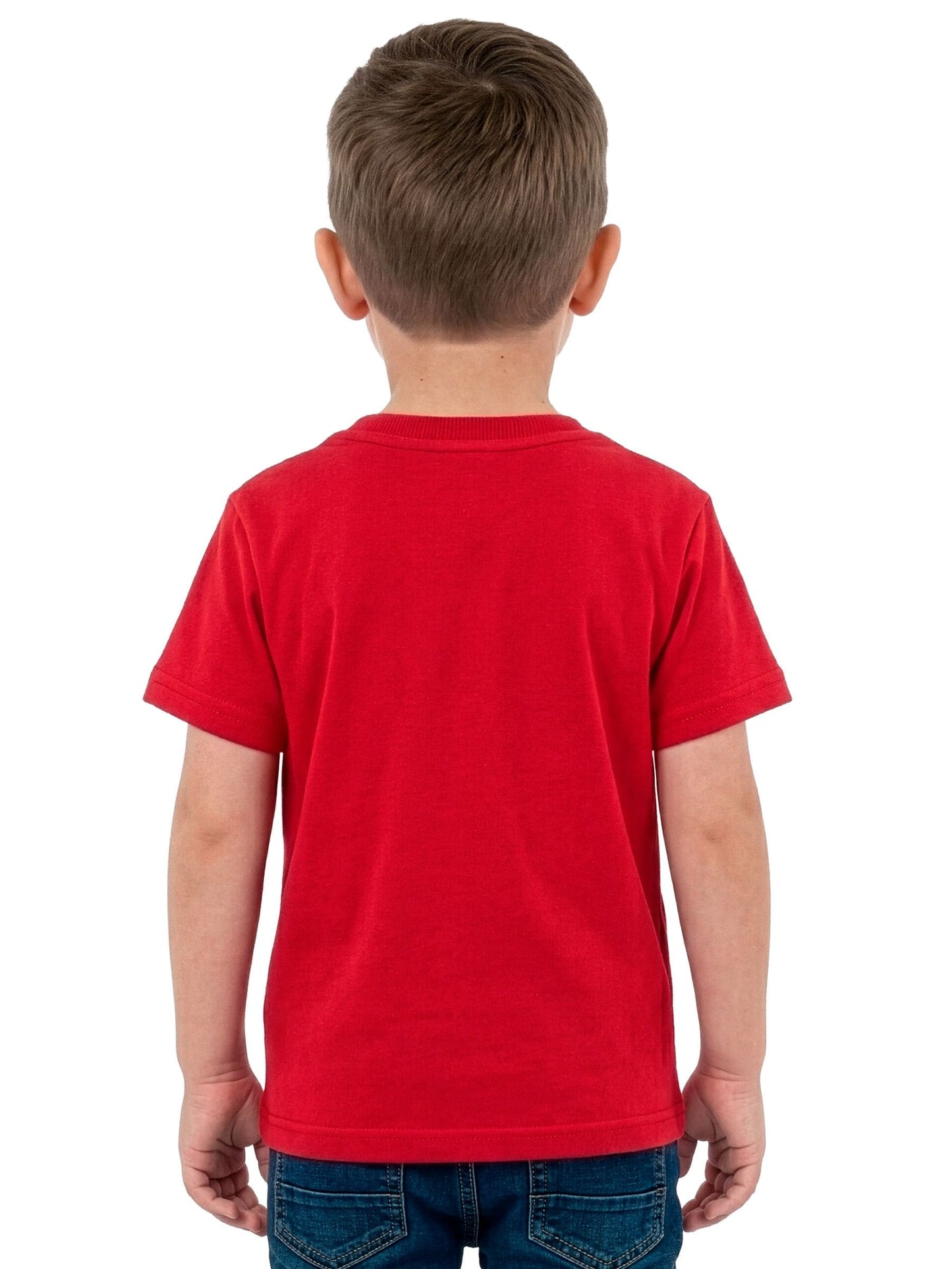 Character Red Peppa Pig T-Shirt Fun Day Colour Block image 2