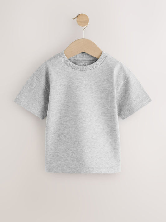 Dsiney Kidz - Navy/Grey/Blue/White Short Sleeve T-Shirts 5 Pack (3mths-7yrs) image 2