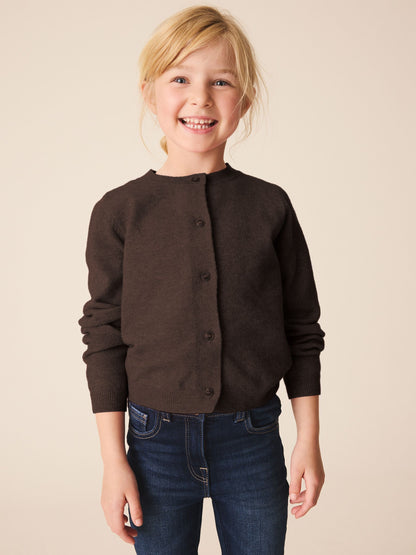 Dsiney Kidz - Chocolate Brown Knit Cardigan (3-16yrs) image 1