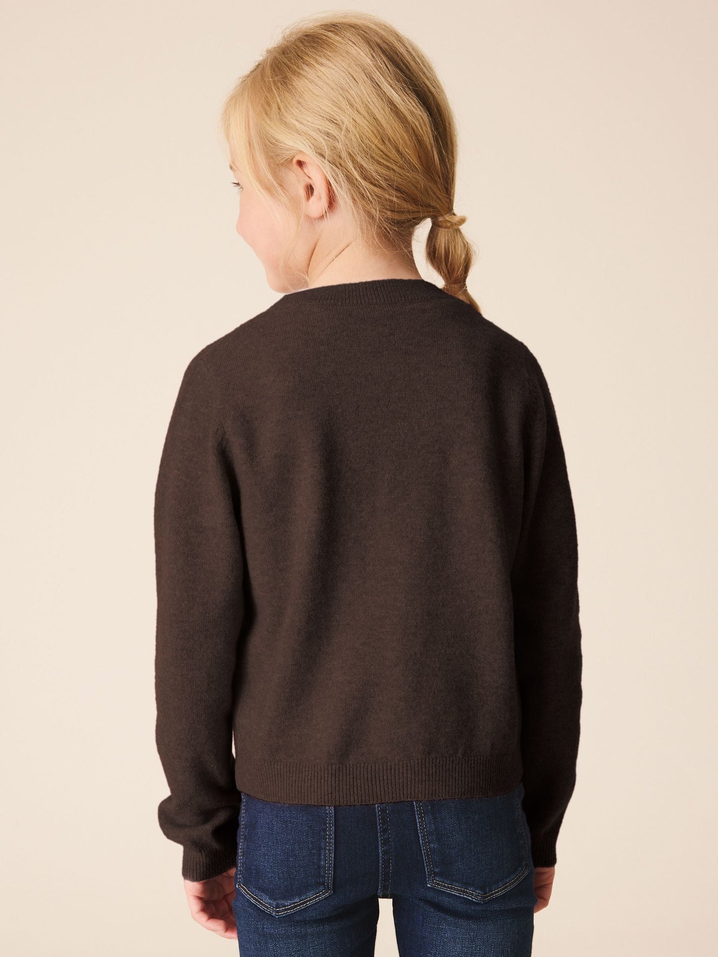 Dsiney Kidz - Chocolate Brown Knit Cardigan (3-16yrs) image 2