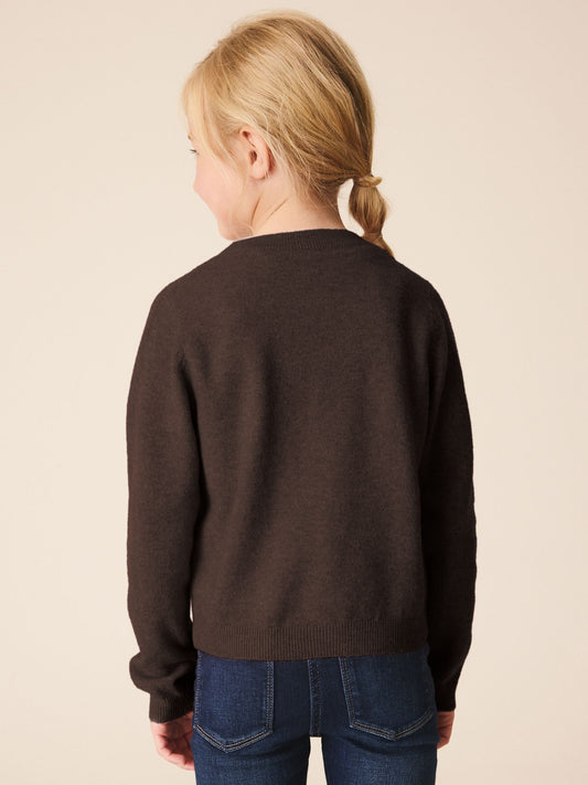 Dsiney Kidz - Chocolate Brown Knit Cardigan (3-16yrs) image 2