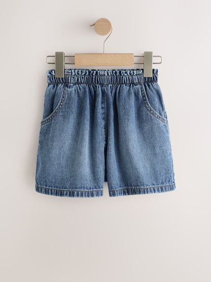 Dsiney Kidz - Mid Blue Denim Pullon Shorts (3-16yrs) image 1