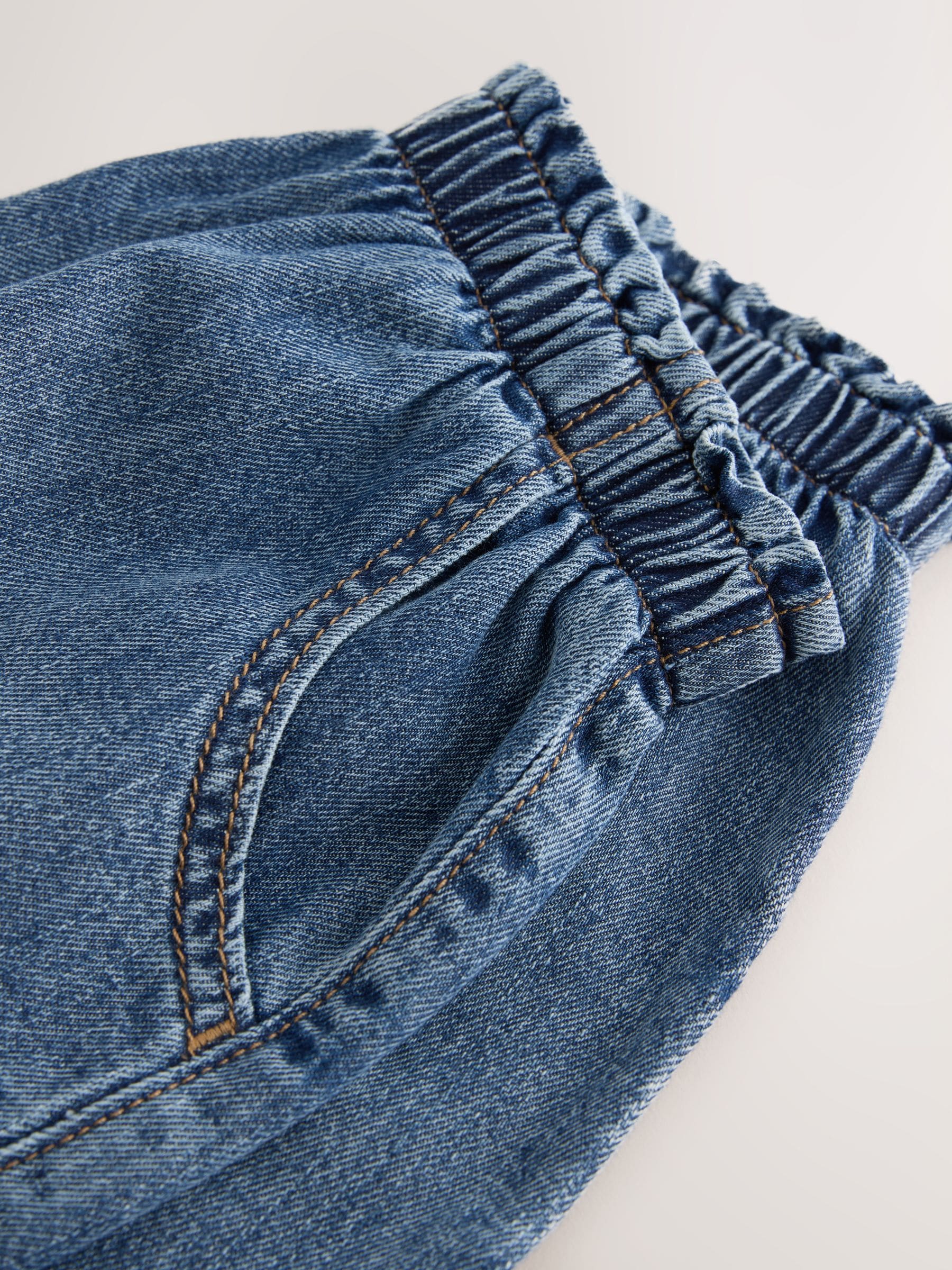 Dsiney Kidz - Mid Blue Denim Pullon Shorts (3-16yrs) image 4
