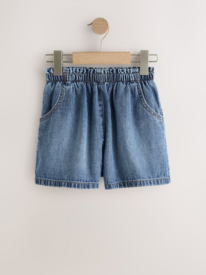 Dsiney Kidz - Light Wash / Mid Wash Denim Pullon Shorts 2 Pack (3-16yrs) image 2