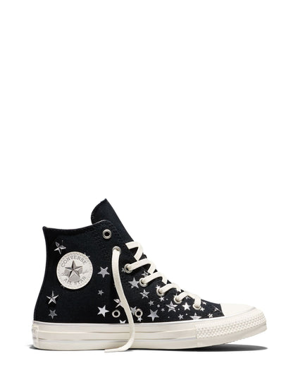 Converse Black Chuck Taylor All Star Star Details Trainers - image 1
