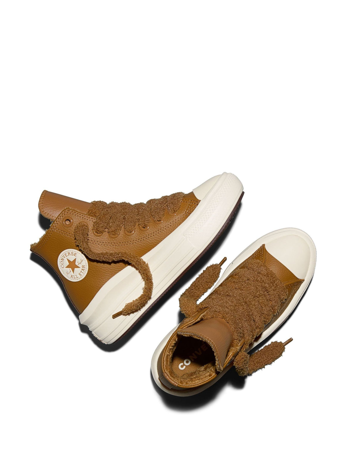 Converse Brown Chuck Taylor All Star Move Platform Cosy Leather High - image 5