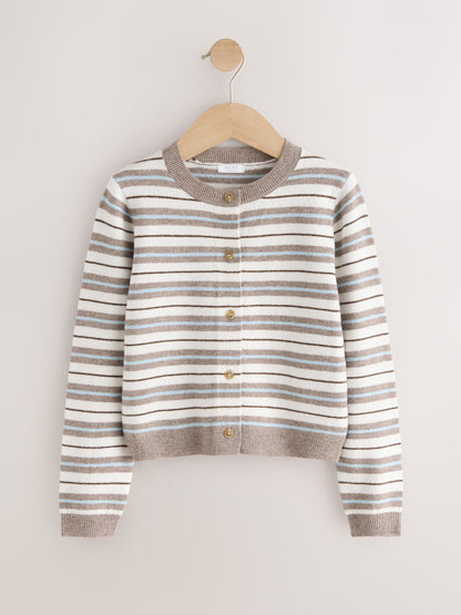 Dsiney Kidz - Neutral Stripe Knit Cardigan (3-16yrs) image 4