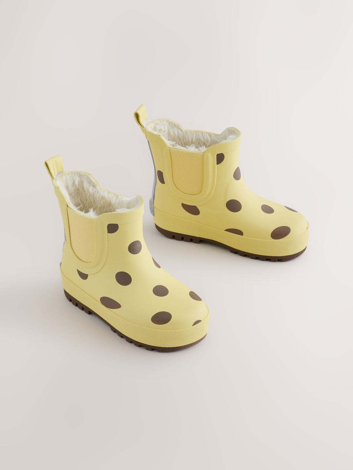 Dsiney Kidz - Yellow Polka Dot Chelsea Wellies image 1