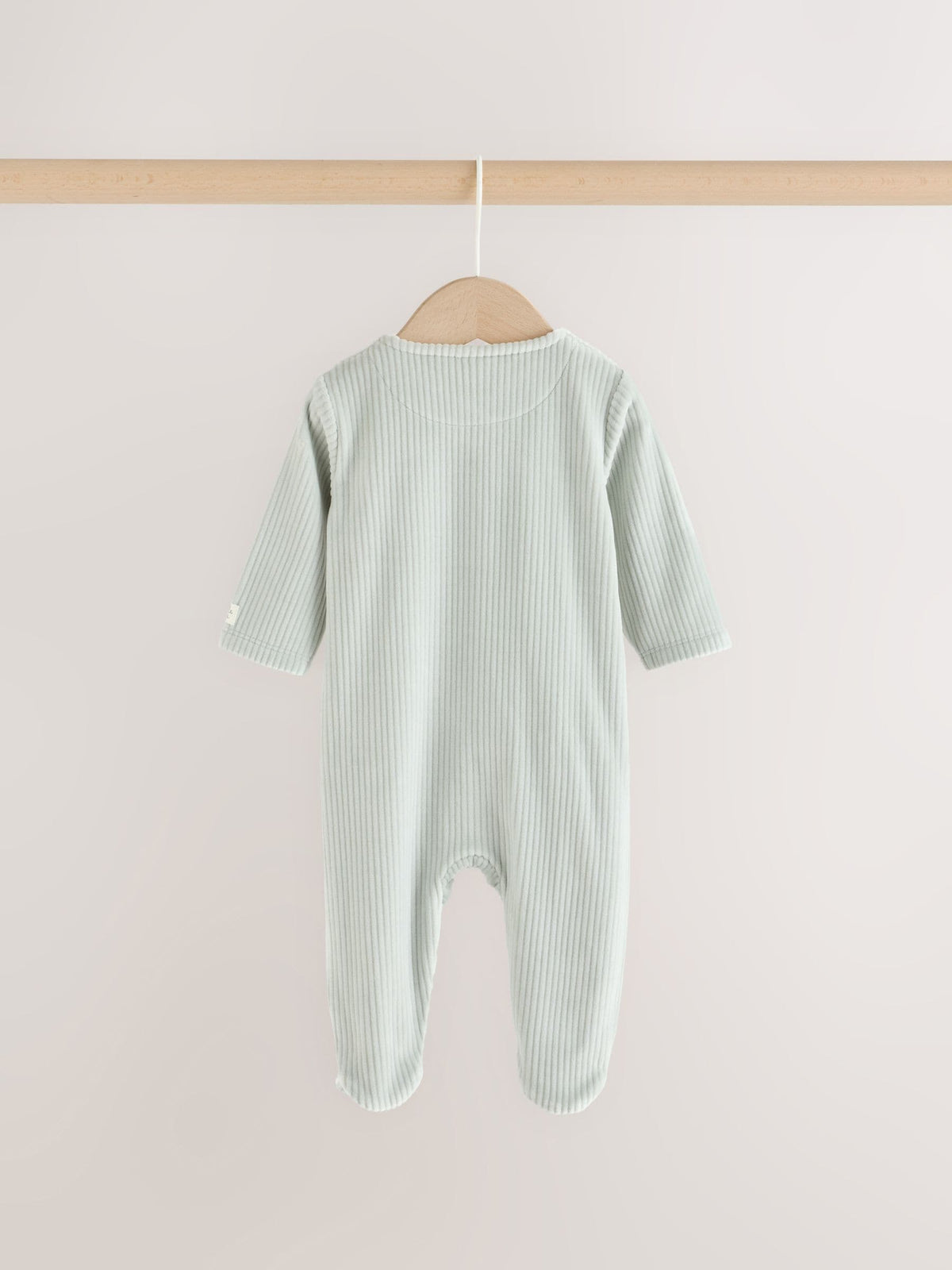 Blue Velour Baby Sleepsuits 2 Pack - image 11