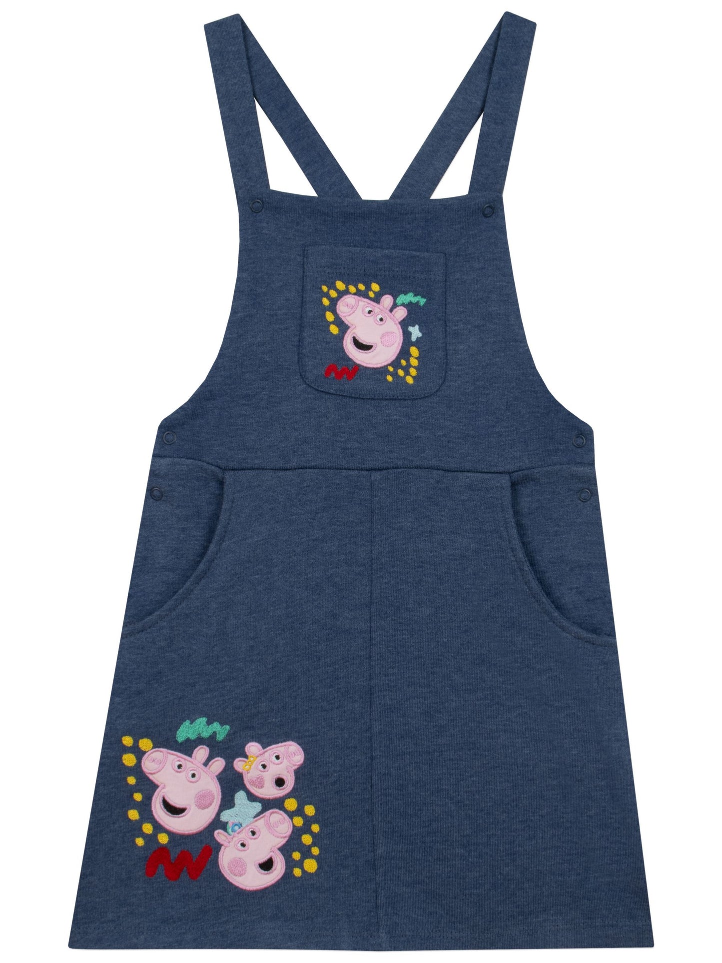 Character Blue Peppa Pig T-Shirt And Pinafore Set image 3