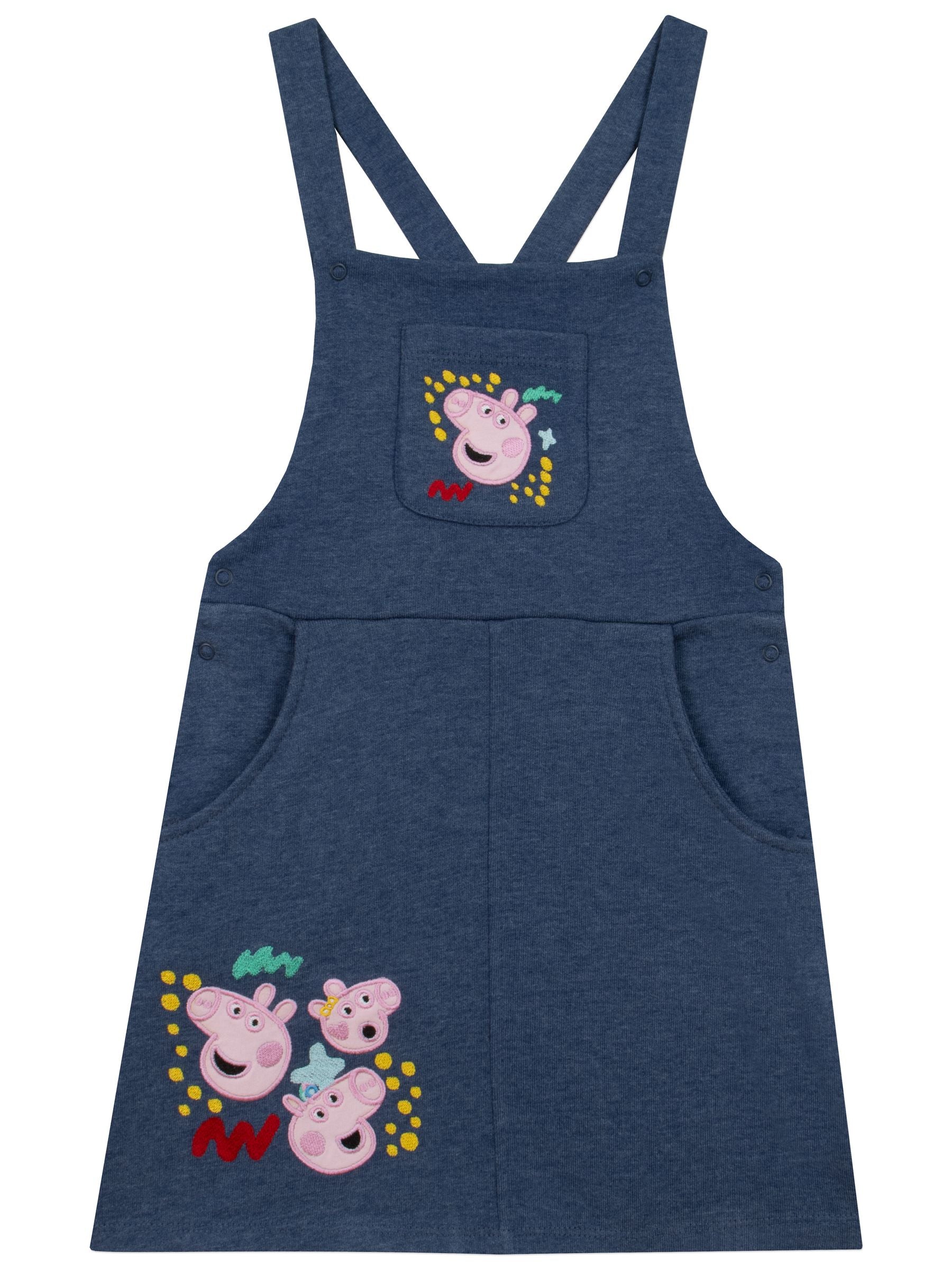 Character Blue Peppa Pig T-Shirt And Pinafore Set image 3