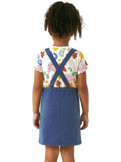 Character Blue Peppa Pig T-Shirt And Pinafore Set image 7
