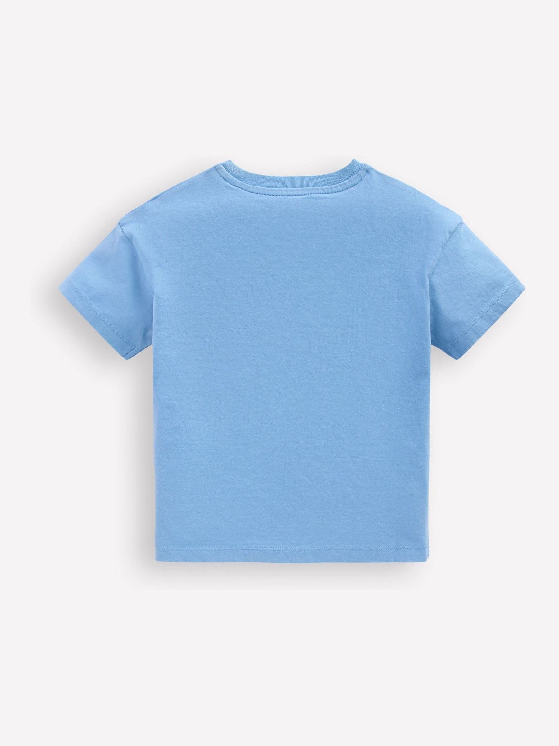 Boden Blue Short Sleeve Badge T-Shirt image 2
