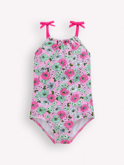 Boden Purple Shoulder Tie Swimsuit image 1