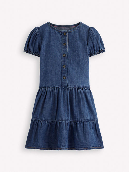 Dsiney Kidz - Boden Blue Tiered Shirt Dress image 1
