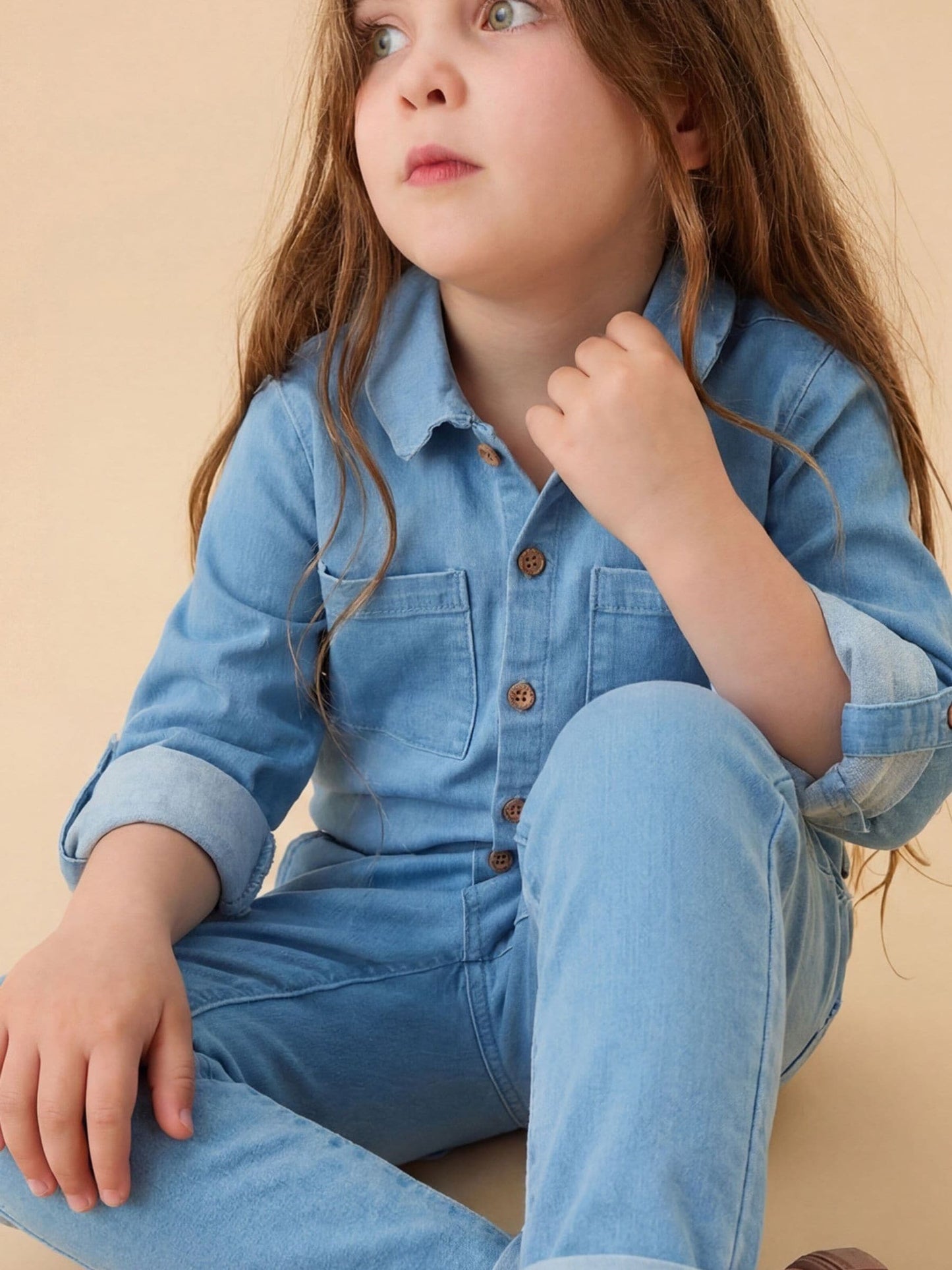 Dsiney Kidz - MORI Blue Soft Denim Shirt image 1
